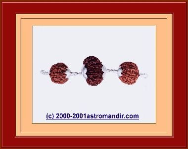 saturn rudraksha pendant